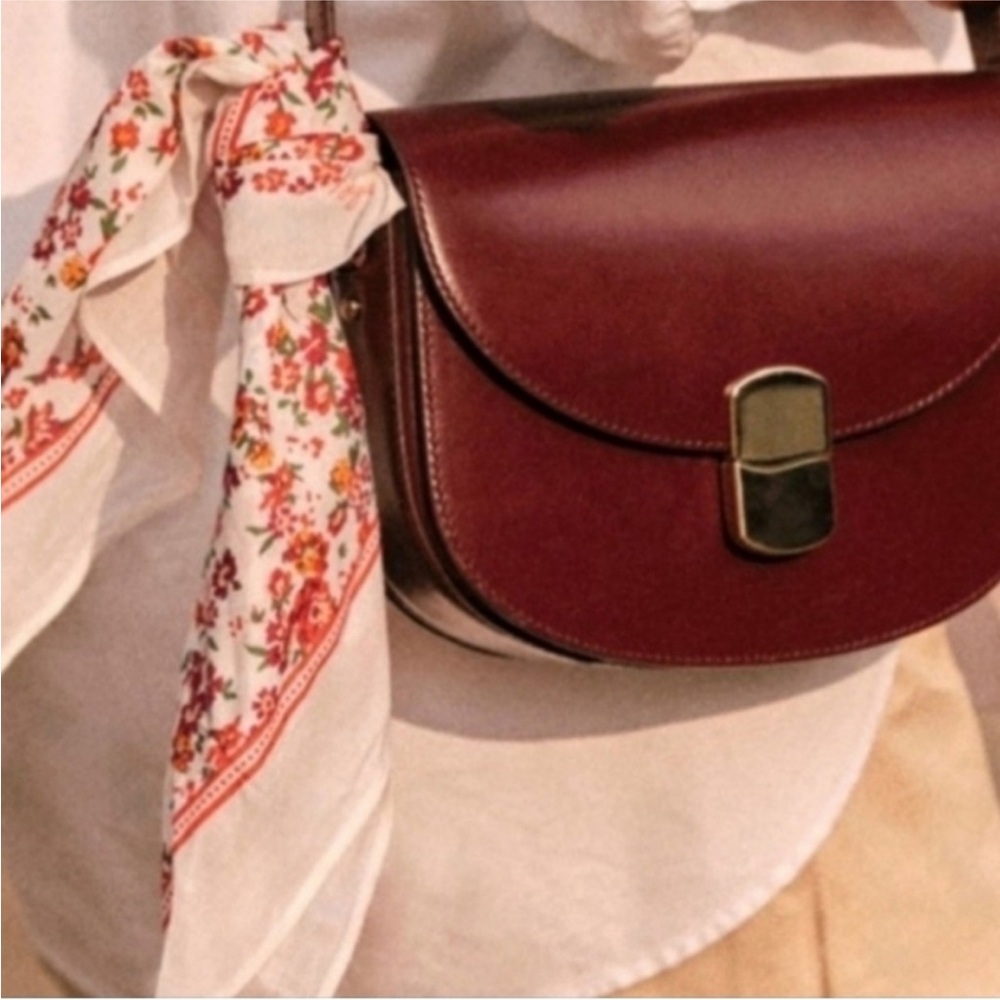 Sezane floral foulard